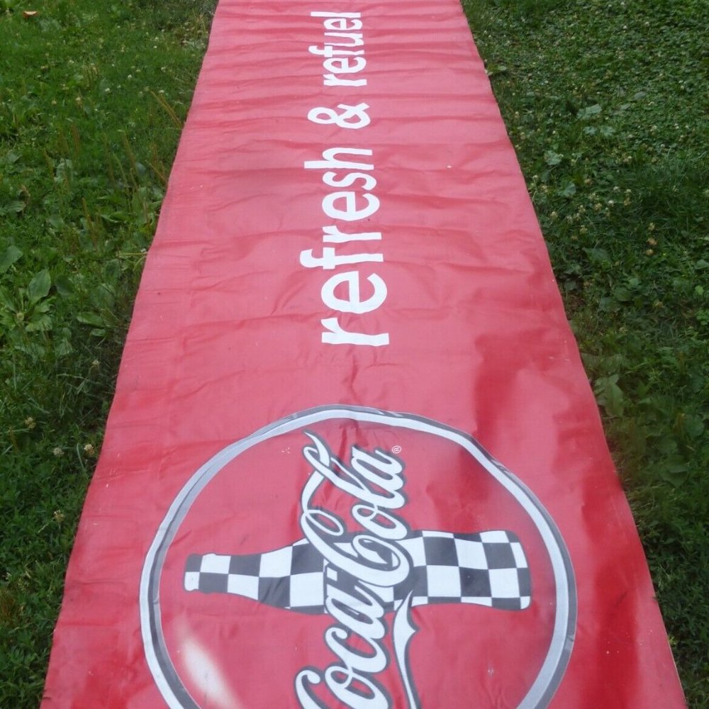 176 x 36 Coca Cola BANNER Coke ADVERTISING Banner Store Advertising Vinyl Coke